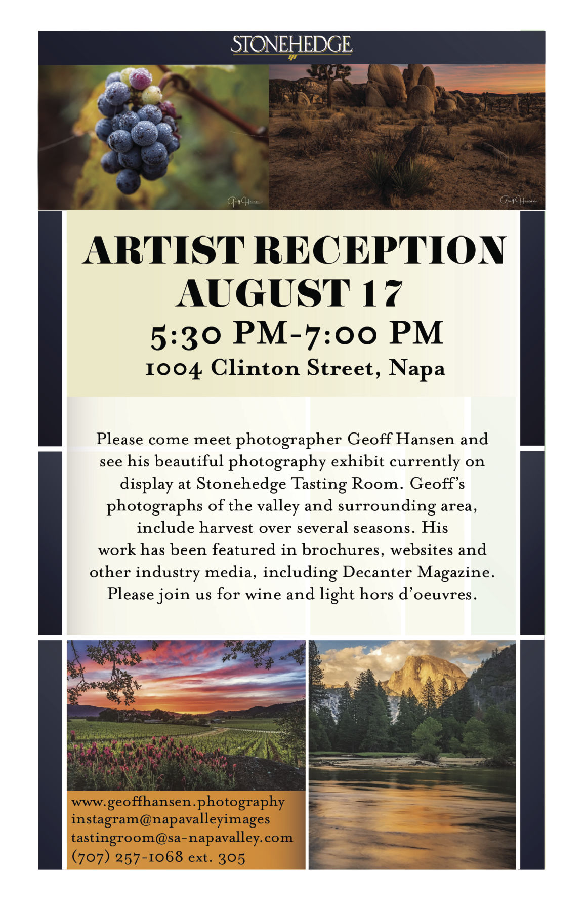 Geoff Hansen Artist Reception